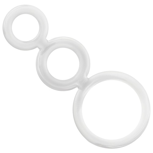 Clear Penis & Testicle Rings Set - Enhance Pleasure