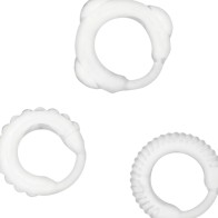 Set 3 Anillos Pene Clear - Mejora tu Rendimiento