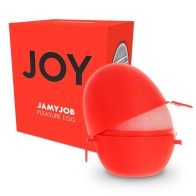 Huevo Masturbador Discreto Rojo Joy - Placer Supremo