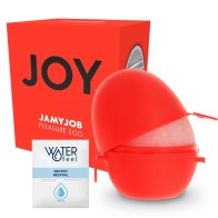 Huevo Masturbador Discreto Rojo Joy - Placer Supremo