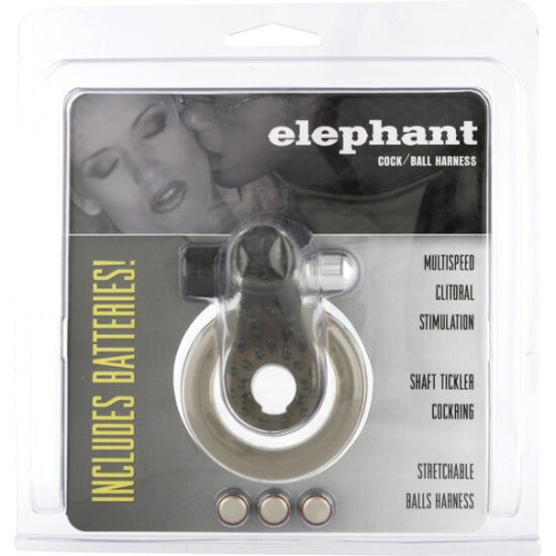 Vibrating Ring with Elephant Stimulator - Exciting Pleasure