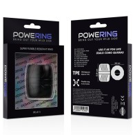 Powering Penis Ring PR11 Black - Enhanced Performance