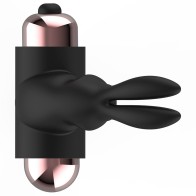 Chic Desire Vibrating Cock Ring Black Gold