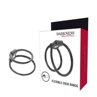 Darkness - Anillos Pene Duo Potenciadores para Erecciones Más Largas