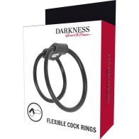 Darkness - Anillos Pene Duo Potenciadores para Erecciones Más Largas