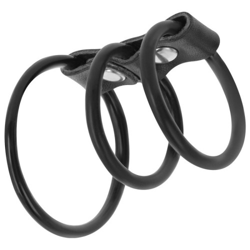 Darkness Set of 3 Flexible Cock Rings for Intense Pleasure