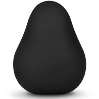 Textured Black Reusable Egg Masturbator