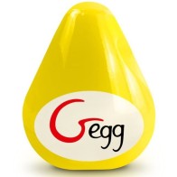 G-egg Reusable Textured Masturbator Yellow