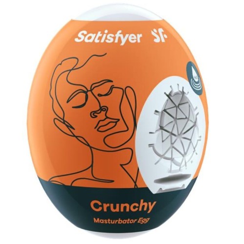 Satisfyer - Crunchy Huevo Masturbador para Placer Definitivo