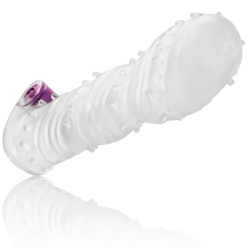 Funda Pene Texturada con Vibrador