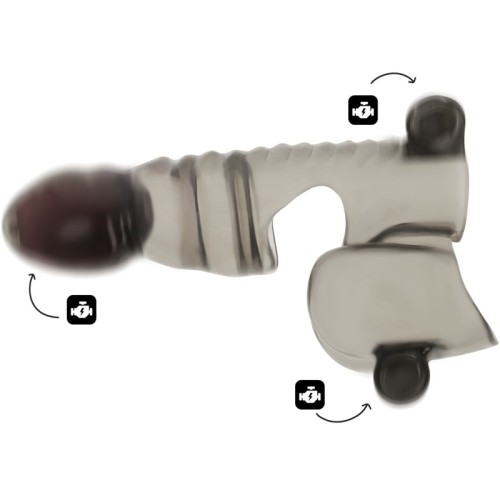 Penis and Testicle Sleeve with 3 Motors