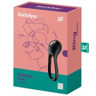 Satisfyer Majestic Duo Vibrating Ring for Couples