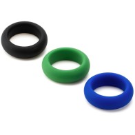 Silicone Penis Ring Set - Enhanced Pleasure