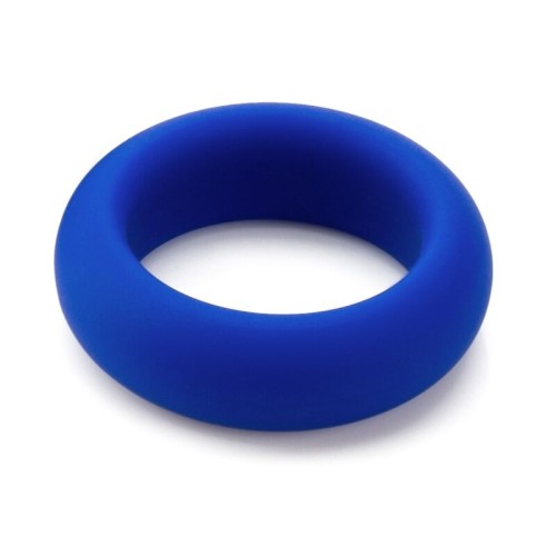 Minimal Choking Blue Silicone Ring