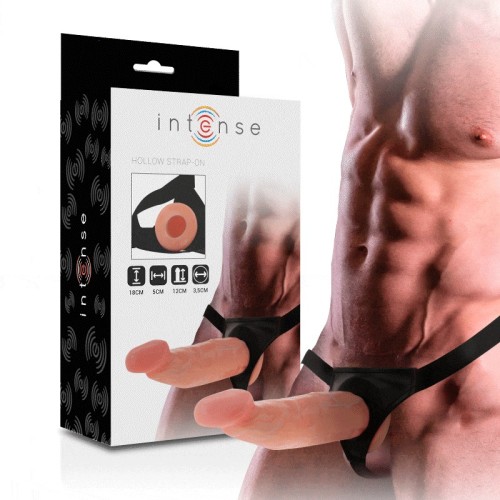 Intense Hollow Harness with Realistic Dildo 18 x 3.5 cm