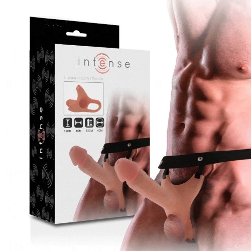 Intense Hollow Harness with Silicone Dildo