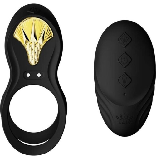 Anillo Vibrador Control Remoto Bayek Negro