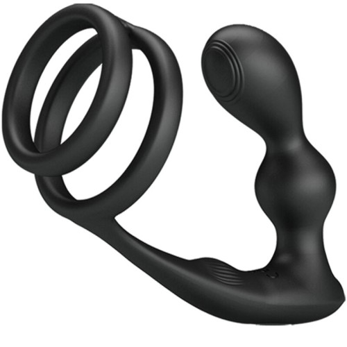 Pretty Love - Anillo Para Pene Y Plug Anal Vibratorio Marshall