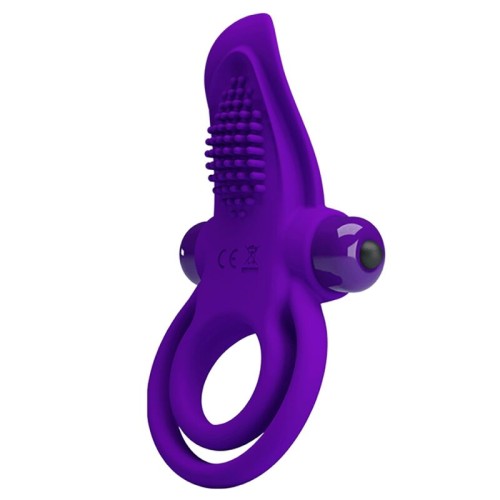 Pretty Love Vibrating Cock Ring Purple