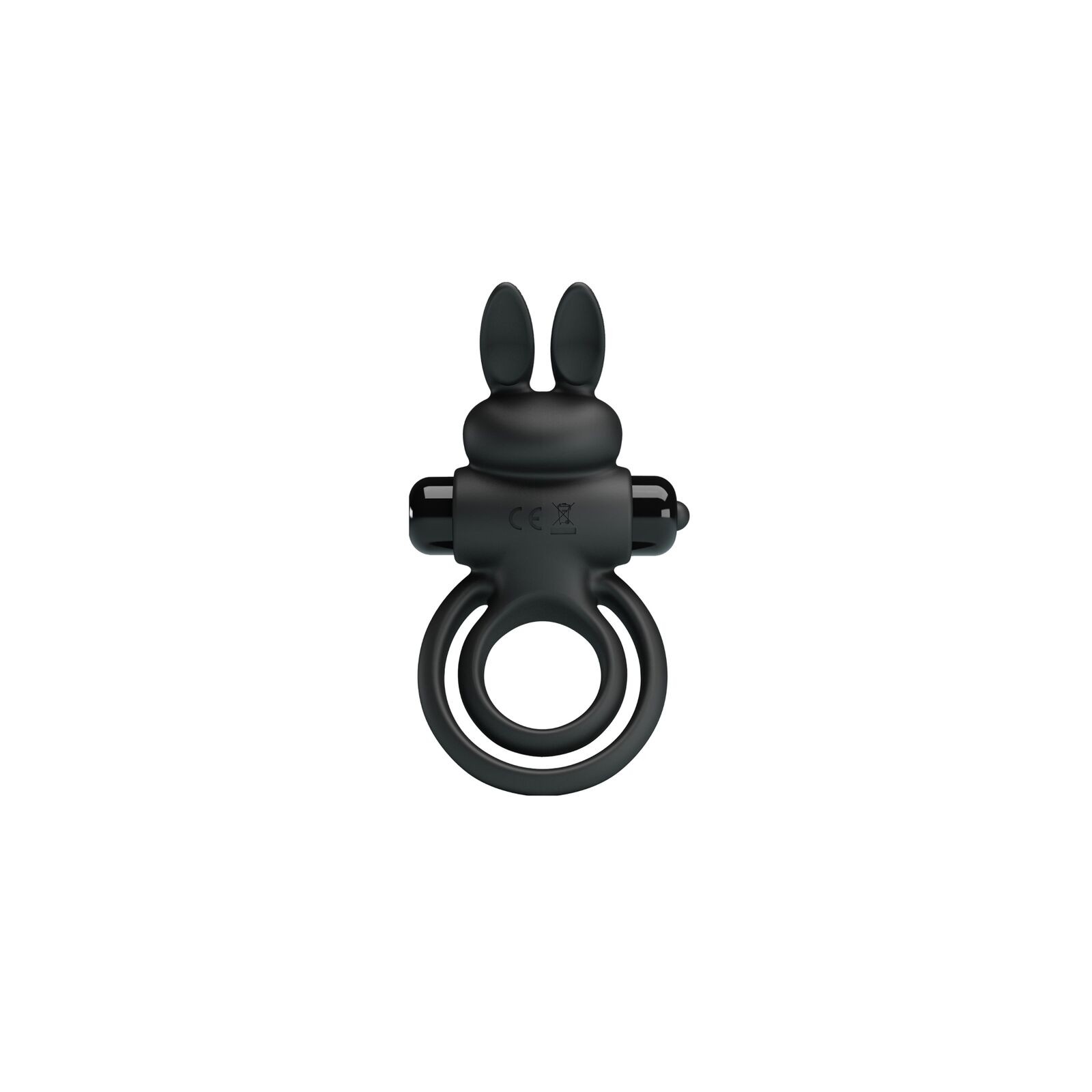 Pretty Love Vibrating Ring III Rabbit Black - Enhanced Pleasure