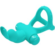 Pretty Love Figgy Rabbit Vibrator Ring - Green Pleasure