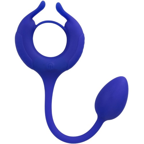 Admiral Weighted Penis Ring Blue - Enhanced Pleasure