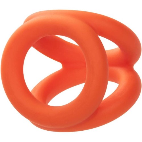 Alpha Triple Orange Cock Ring