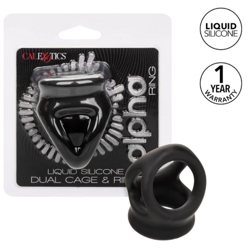 Alpha Dual Silicone Ring for Enhanced Pleasure