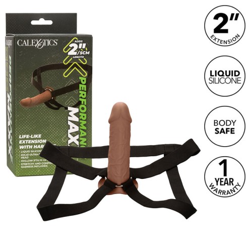 Performance Maxx Realistic Extension with Harness - Enhanced Pleasure