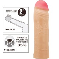 Pretty Love Chane Funda De Pene Extensora Natural - Aumenta Longitud y Placer