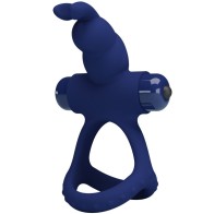 Pretty Love Luchito Azul - Doble Anillo Vibrador Rabbit