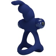 Pretty Love Luchito Blue - Double Rabbit Vibrating Ring