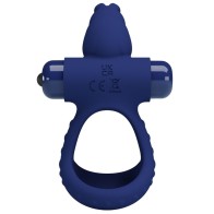 Pretty Love Luchito Blue - Double Rabbit Vibrating Ring