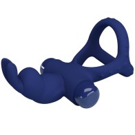 Pretty Love Luchito Blue - Double Rabbit Vibrating Ring