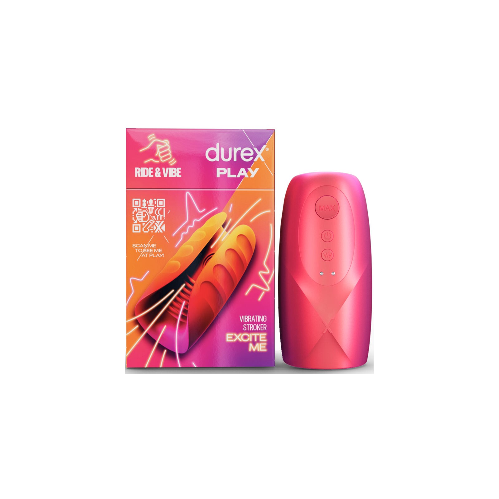 Durex - Toy Masturbador Vibrador Ride & Vibe