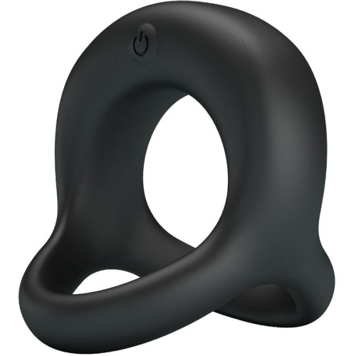 Anillo Vibrador Negro Elliott - Artículo de Placer Premium