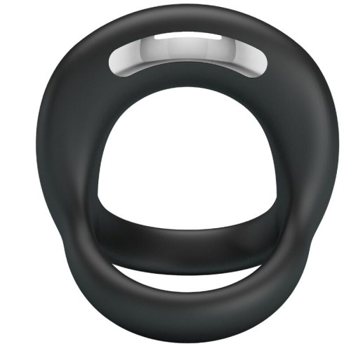 Anillo Vibrador Negro Elliott - Artículo de Placer Premium