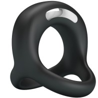 Anillo Vibrador Negro Elliott - Artículo de Placer Premium