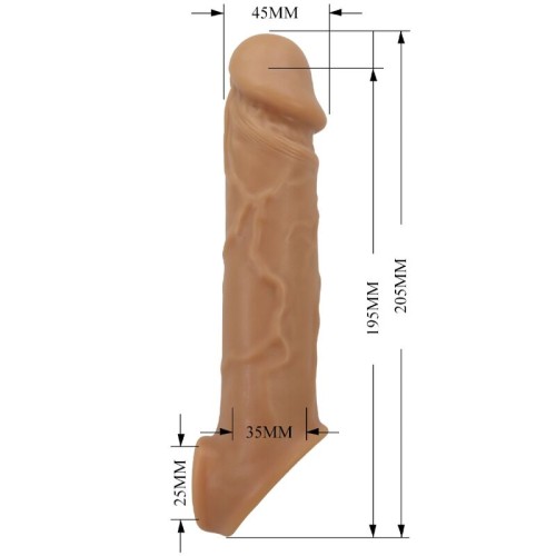 Funda De Pene Realística Natural Para Placer Mejorado