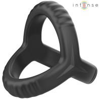 Intense Carson Anillo Doble Silicona Negro Modelo 4