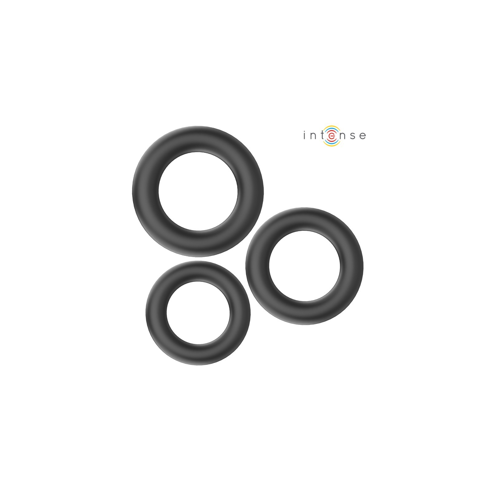 Intense Hugh Silicone Cock Rings Set