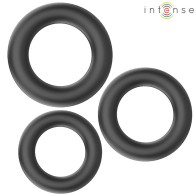 Intense Hugh Silicone Cock Rings Set