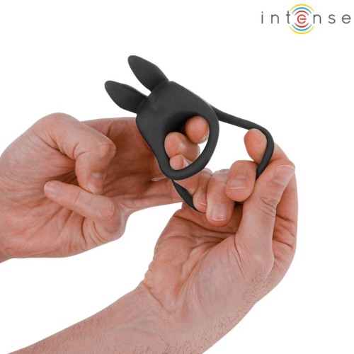 Intense SAM Double Vibrator Ring 10 Vibrations Black