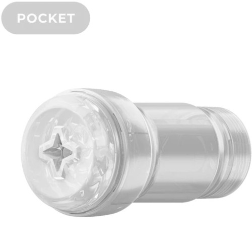 Feel Pocket Stroker Crystal para Portabilidad y Placer