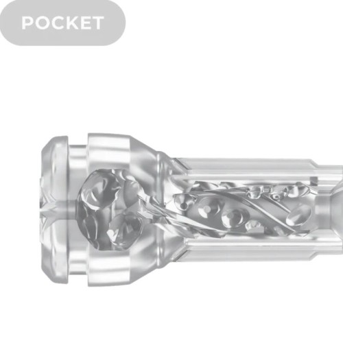 Feel Pocket Stroker Crystal for Portability and Pleasure