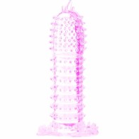 Baile Funda Para Pene Con Puntos Estimulantes Rosa 14 Cm - Placer Máximo