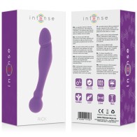 Intense Silicone Rick Dual Vibrator for Intense Pleasure