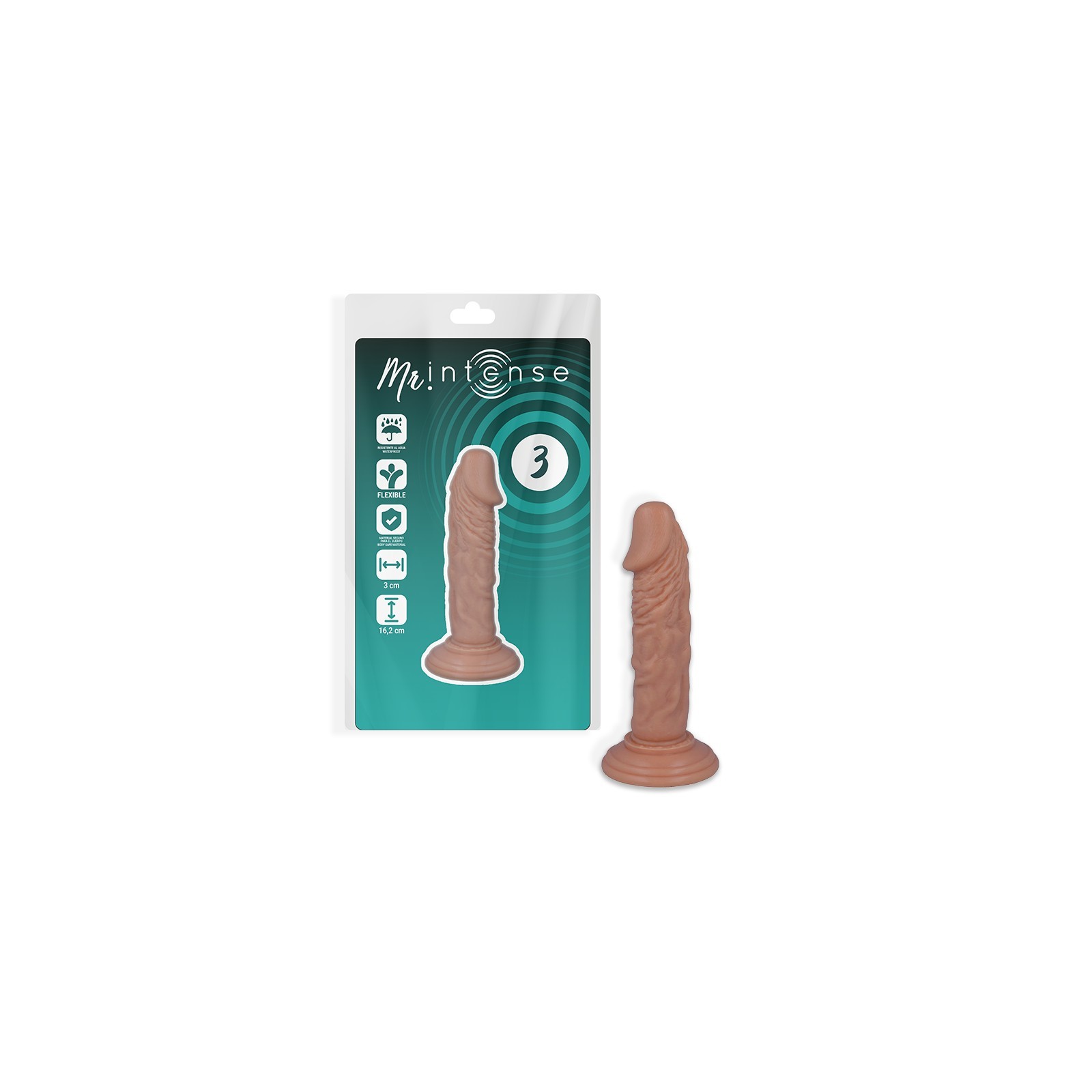 Mr Intense - 3 Pene Realistico 16.2 Cm -o- 3 Cm