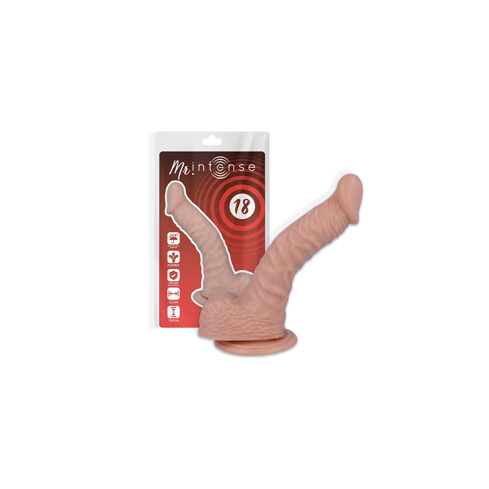 Dildo Realístico Mr Intense 19.8 cm - 3.2 cm