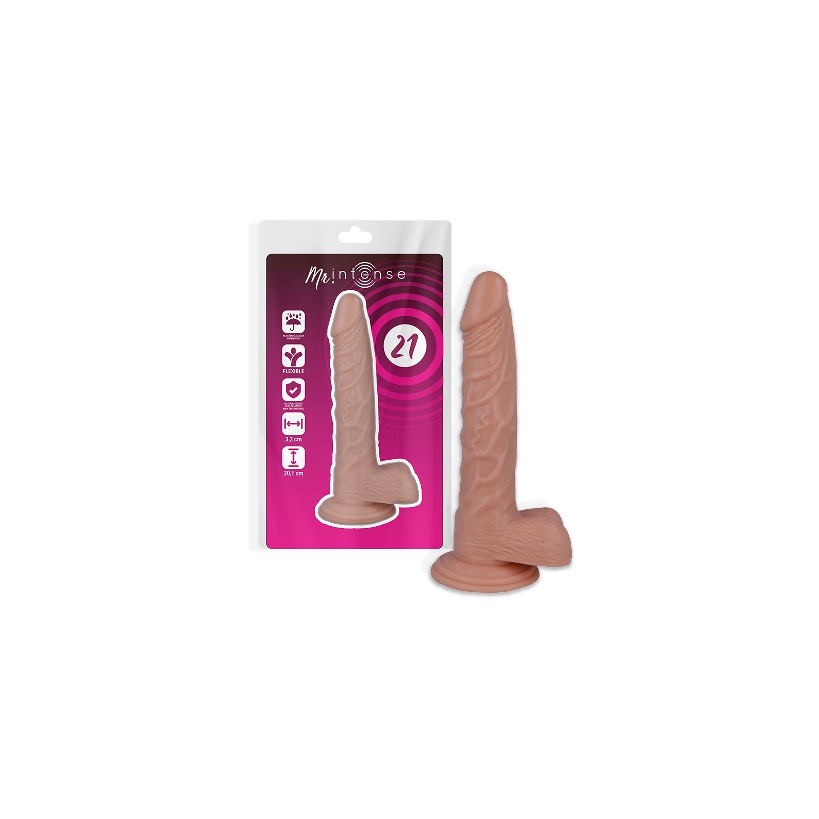 Mr. Intense Realistic Dildo 21 cm - Authentic Sensation